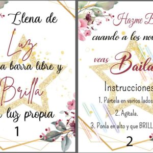 Cartel con flores de cerezo elegante para luminosos, bengalas...