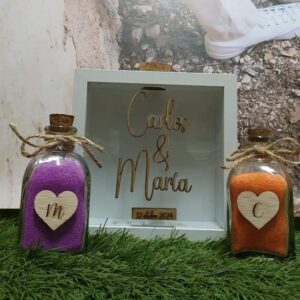 Ritual de la arena pequeño madera