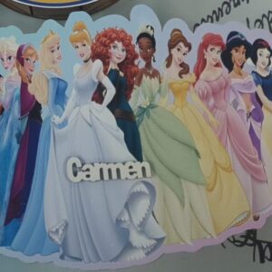 Caja de madera Princesas