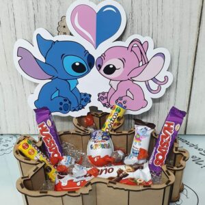 Caja de madera Stitch&Angel