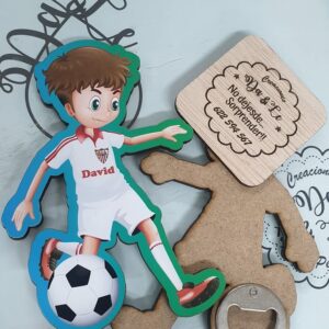 Abridor imán personalizado en madera DM con tu imagen