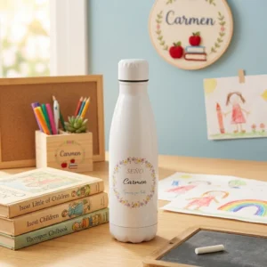 Bidón personalizado para maestros y maestras | Botella acero inox 790ml
