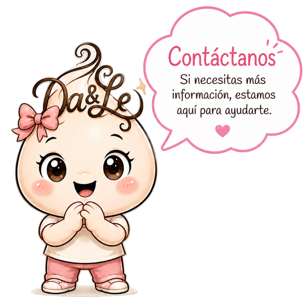 Gota de Da&Le con un mensaje de contacto