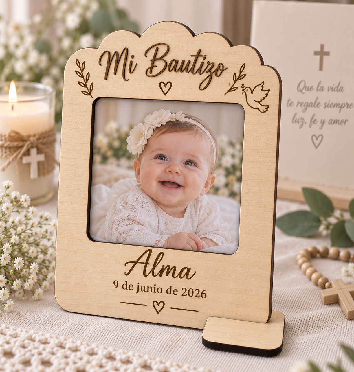 Marco de Madera Personalizado para Foto - Imagen 7