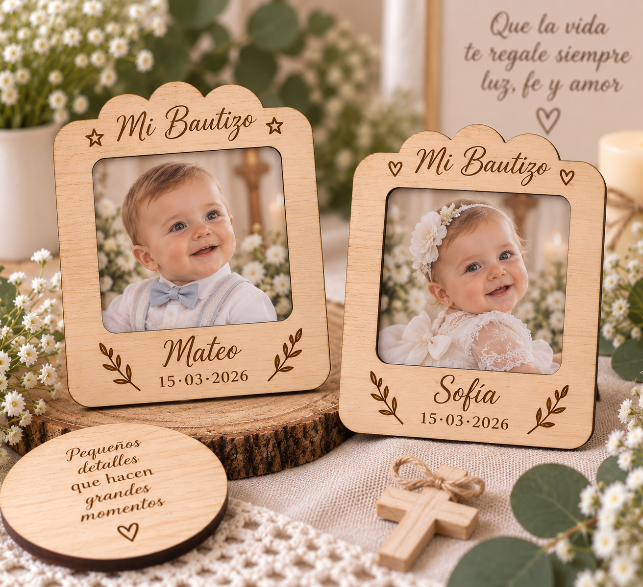 Marco de Madera Personalizado para Foto - Imagen 4