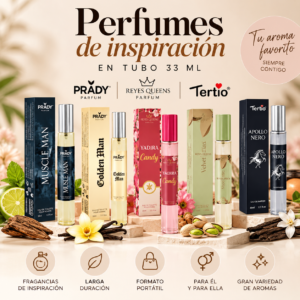Perfumes de inspiración en tubo